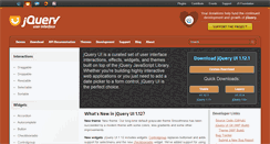 Desktop Screenshot of jqueryui.com